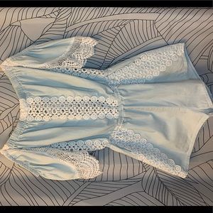 Fashion Nova off shoulder romper